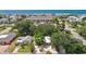 Aerial view showing a house near the beach at 1906 2Nd St, Indian Rocks Beach, FL 33785