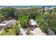 Aerial view of a single Gathering home near the beach at 1906 2Nd St, Indian Rocks Beach, FL 33785
