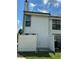 Private backyard with a patio and fence at 724 Haven Pl, Tarpon Springs, FL 34689
