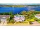Community clubhouse and pool area next to the waterfront at 2001 Palm Key Ave, Oldsmar, FL 34677