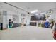 Organized garage with extra storage space at 2001 Palm Key Ave, Oldsmar, FL 34677