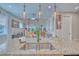 Modern kitchen with granite countertops and double sink at 2001 Palm Key Ave, Oldsmar, FL 34677