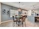 Bright kitchen with an island and stainless steel appliances at 5521 Limelight Dr, Apollo Beach, FL 33572