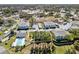 Aerial view of community and surrounding area at 12049 Hoosier Ct # 202, Hudson, FL 34667