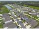 Aerial view of a large residential neighborhood at 10348 Blue Plume Ct, Riverview, FL 33578