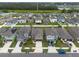 Aerial view of houses in a residential community at 10348 Blue Plume Ct, Riverview, FL 33578