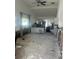 Under construction living room with new flooring and cabinets at 1875 Michigan Ne Ave, St Petersburg, FL 33703