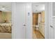 Clean bathroom with tub, shower, and granite vanity at 1200 N Shore Ne Dr # 414, St Petersburg, FL 33701