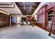 Upscale garage boasts decorative ceiling and built-in storage at 7734 Still Lakes Dr, Odessa, FL 33556