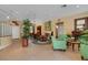 Inviting lobby area with comfortable seating, a decorative fireplace, and tasteful decor creating a welcoming ambiance at 17745 Gulf Blvd # 604, Redington Shores, FL 33708