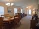 Bright living and dining area with neutral decor at 18833 Bent Pine Dr, Hudson, FL 34667