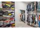 Large walk-in closet with ample shelving and hanging space at 14929 Promenade Pkwy, Odessa, FL 33556