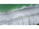 Aerial view showing home's location near the beach at 19718 Gulf Blvd, Indian Shores, FL 33785