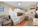 Bedroom with built-in bunk beds and access to a bathroom at 1951 Lakewood Club S Dr # B, St Petersburg, FL 33712