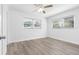 Bedroom with vinyl flooring and window coverings at 404 E Morgan St, Brandon, FL 33510