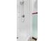 Clean shower with white tile and a handheld showerhead at 404 E Morgan St, Brandon, FL 33510