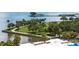 Park-like waterfront setting with pier at 1120 North Shore Ne Dr # 201, St Petersburg, FL 33701