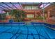 Private pool with blue tile and spa area offering a relaxing outdoor retreat at 3418 Braeside Pl, Clearwater, FL 33759
