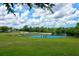 Well-maintained tennis and pickleball court at 13267 Linzia Ln, Spring Hill, FL 34609