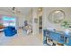 Bright living room with comfortable seating and large windows at 13267 Linzia Ln, Spring Hill, FL 34609