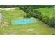 Aerial view of a community tennis court at 13267 Linzia Ln, Spring Hill, FL 34609