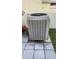 Exterior AC unit on a tiled ground at 10446 117Th Dr, Largo, FL 33773