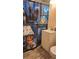 Bathroom with Star Wars shower curtain and vanity at 10446 117Th Dr, Largo, FL 33773