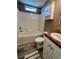 Bathroom featuring a shower-tub combination with a large mirror and vanity at 36822 Kay Ave, Zephyrhills, FL 33542