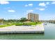 Scenic waterfront park with a pavilion, sandy beach, and ample green space for leisure activities at 5200 Brittany S Dr # 1202, St Petersburg, FL 33715