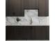 Contemporary kitchen features dark wood cabinets and a marble backsplash at 1076 Snell Isle Ne Blvd, St Petersburg, FL 33704