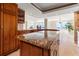 Large kitchen island with granite top, perfect for casual dining at 5200 Brittany S Dr # 1202, St Petersburg, FL 33715
