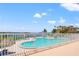 Community pool with a view of the waterfront at 5200 Brittany S Dr # 1202, St Petersburg, FL 33715
