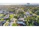 Aerial view showcasing the house and surrounding neighborhood at 3119 W Cypress St, Tampa, FL 33607