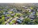Aerial view showcasing the house and surrounding neighborhood at 3119 W Cypress St, Tampa, FL 33607