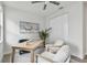 Bright office space with wood desk and built-in closet at 3119 W Cypress St, Tampa, FL 33607