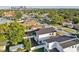 Aerial view of the house and surrounding neighborhood at 3119 W Cypress St, Tampa, FL 33607