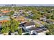 Aerial view of the house and surrounding neighborhood at 3119 W Cypress St, Tampa, FL 33607