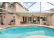 Spacious pool and patio area, perfect for entertaining at 12923 Carlington Ln, Riverview, FL 33579