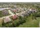 Neighborhood view with various houses, roads, and green spaces at 12923 Carlington Ln, Riverview, FL 33579