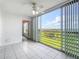 Bright enclosed balcony overlooking the green golf course at 4410 Fairways Blvd Blvd # 607, Bradenton, FL 34209