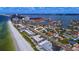 Property location shown with beach and waterway views at 3341 Gulf Blvd, Belleair Beach, FL 33786