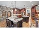 Gourmet kitchen boasts granite counters, ample cabinetry, and a wine cellar at 3341 Gulf Blvd, Belleair Beach, FL 33786