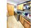 Laundry room with washer, dryer, and granite countertop at 26240 Willow St, Brooksville, FL 34601