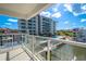 Enjoy water and city views from this balcony at 920 N Osceola Ave # 401, Clearwater, FL 33755