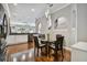 Open concept kitchen with breakfast nook, stainless steel appliances and hardwood floors at 348 Larboard Way, Clearwater, FL 33767