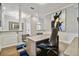 Bright home office with hardwood floors and stylish decor at 348 Larboard Way, Clearwater, FL 33767