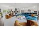 Large, open living area with modern furniture, stylish decor, and seamless flow to the kitchen at 103 5Th N Ave, St Petersburg, FL 33701