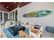 A covered outdoor living space at 103 5Th N Ave, St Petersburg, FL 33701