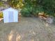 Backyard with shed and stone garden feature at 1318 Preston S St, St Petersburg, FL 33712