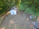 Aerial view of backyard, shed, and well at 1318 Preston S St, St Petersburg, FL 33712